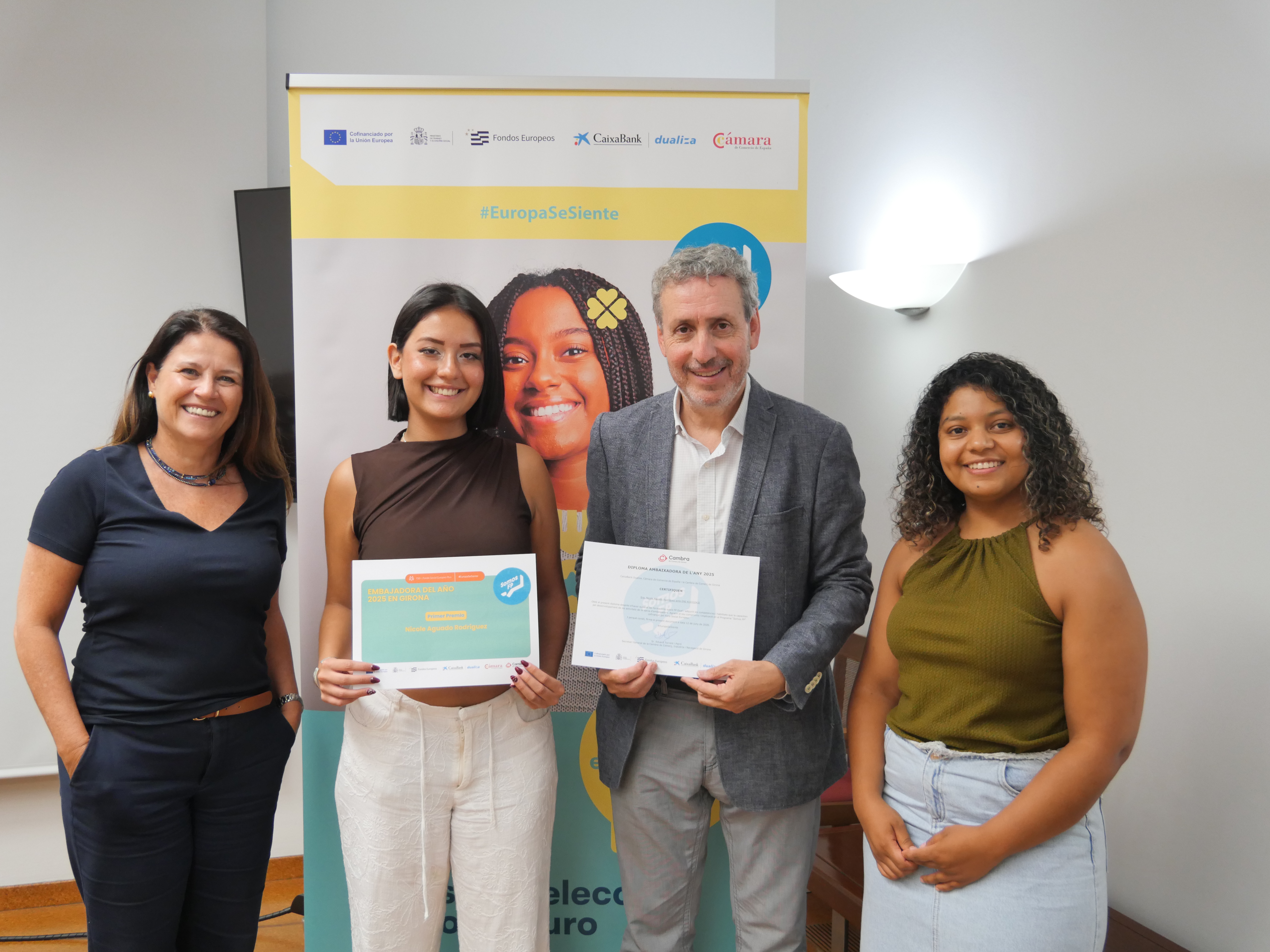 La xarxa de joves Somos FP Girona tria la seva Ambaixadora territorial de l’Any 2025