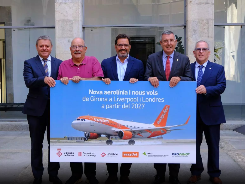 La nova connexió de Girona amb Londres i Liverpool reforça la projecció internacional de l’aeroport